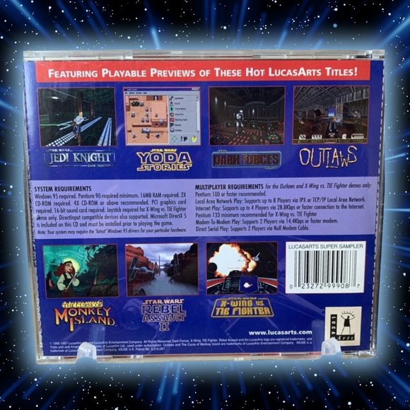 The LucasArts Super Sampler CD PC 7 Classics! - Picture 2 of 4
